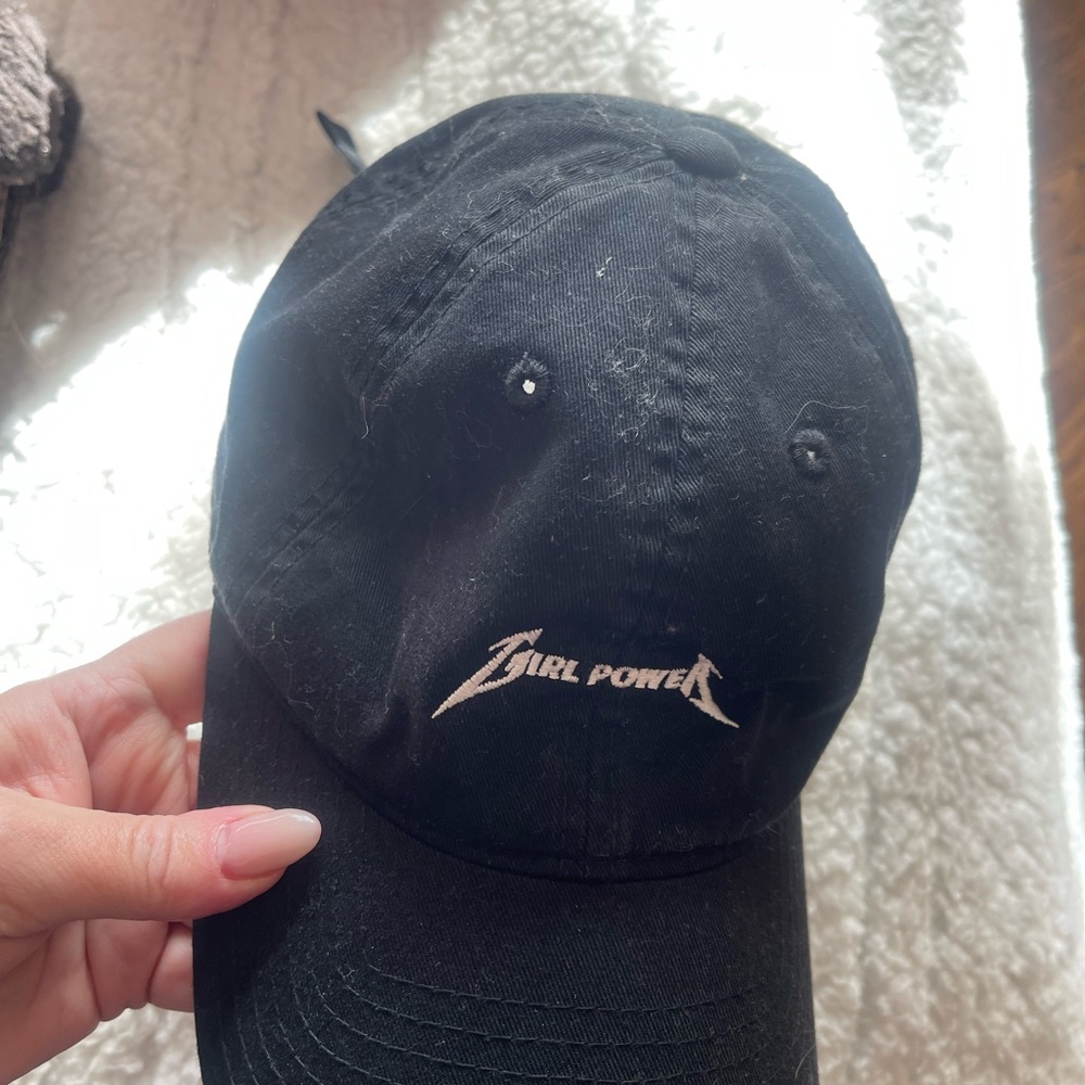 Empowering Black Cap with 'Girl Power' Design
